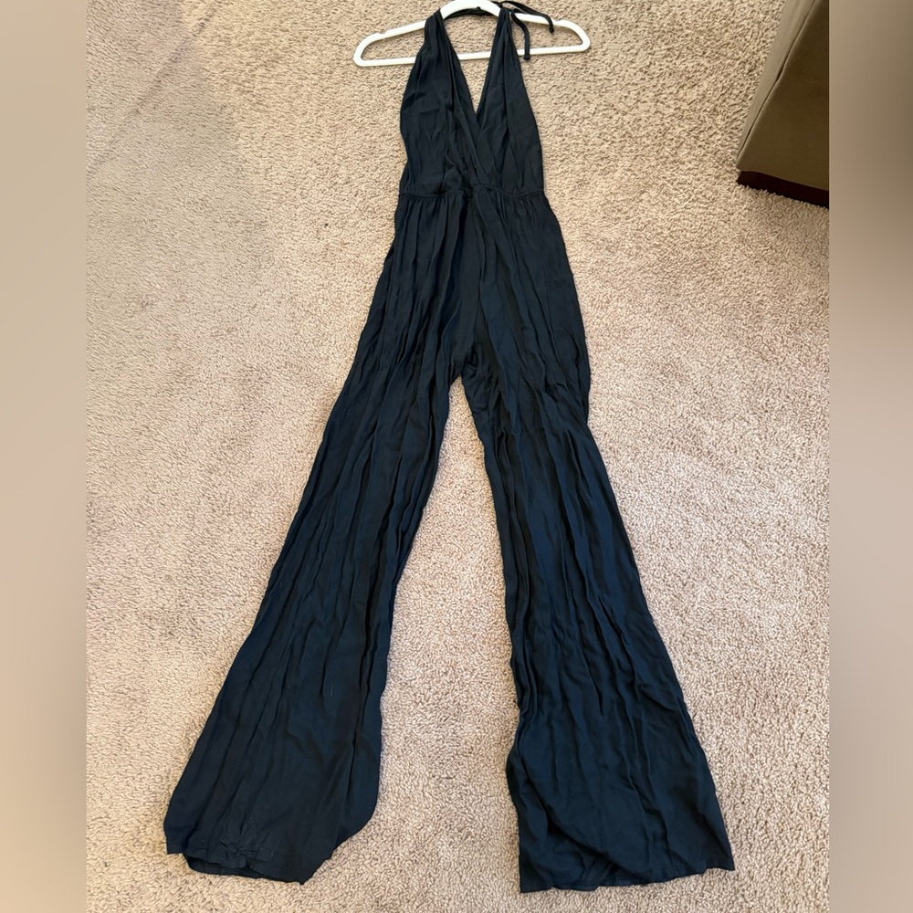 Brandy Melville Black Halter Jumpsuit